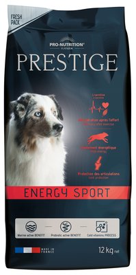 PRESTIGE ADULT ENERGY SPORT для активных собак или собак, находящихся на открытом воздухе 12 кг 700126 фото