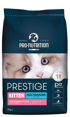 PRESTIGE CAT KITTEN Повнораціоний сухий корм для кошенят, кішок наприкінці вагітності та під час лактації, та для стерилізованих кошенят з рибою (2кг) 203770C4 фото